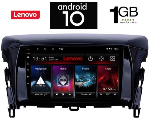 LENOVO X5851_GPS (9inc). OEM  MITSUBISHI ECLIPSE CROSS mod. 2018>