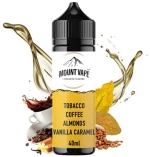 Mount Vape Flavorshot Tobacco Coffee Almonds Vanilla Caramel 40ml/120ml