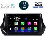 DIGITAL IQ RTB 2509_GPS (9inc) MULTIMEDIA TABLET OEM PEUGEOT 208 - 2008 mod. 2021>
