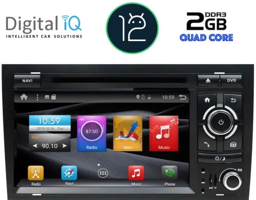 DIGITAL IQ BX 250_GPS (7"_DVD) MULTIMEDIA OEM AUDI A4 mod. 2002-2008