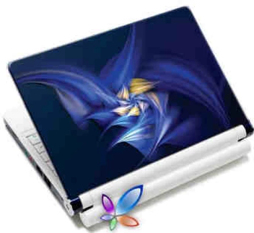 LAMTECH 9.2'-12.4' LAPTOP SKIN BLUE FLOWER