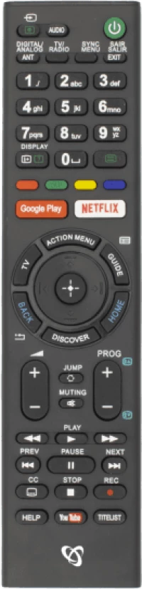 SBOX READY TO USE REMOTE CONTROL FOR TV SONY