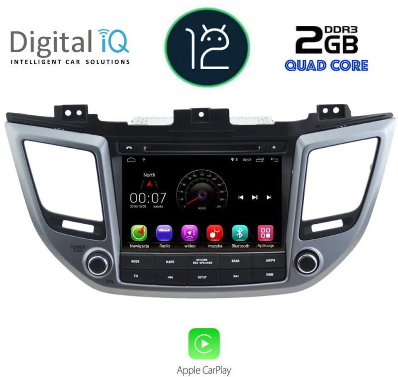 DIGITAL IQ MSM 354_CP (8'' DVD) MULTIMEDIA OEM HYUNDAI TUSCON mod. 2015-2019