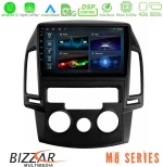 Bizzar m8 Series Hyundai i30 2007-2012 Manual a/c 8core Android13 4+32gb Navigation Multimedia Tablet 9 u-m8-Hy0799