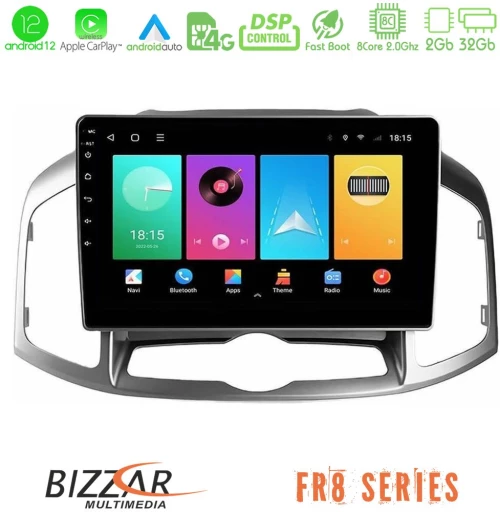Bizzar fr8 Series fr8 Series Chevrolet Captiva 2012-2016 8core Android13 2+32gb Navigation Multimedia Tablet 9 u-fr8-Cv0703