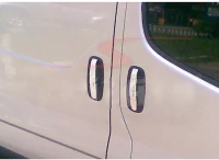 ΧΠ.7018120/SD RENAULT TRAFIC 2010+ ΧΕΡΟΥΛΙΑ ΠΟΡΤΑΣ ΧΡΩΜΙΟ ΜΕΤΑΛΛΙΚΑ 4ΤΕΜ.