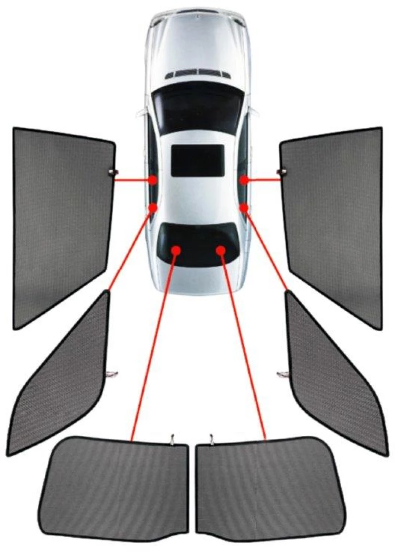 PVC.KIA-CEED-5-B KIA CEED 5D 2012+ ΚΟΥΡΤΙΝΑΚΙΑ ΜΑΡΚΕ CAR SHADES - 6 ΤΕΜ.