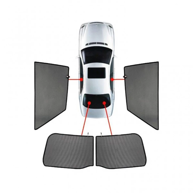 PVC.FOR-FOCU-5-D FORD FOCUS 5D 2018> ΚΟΥΡΤΙΝΑΚΙΑ ΜΑΡΚΕ CARSHADES - 4 ΤΕΜ.