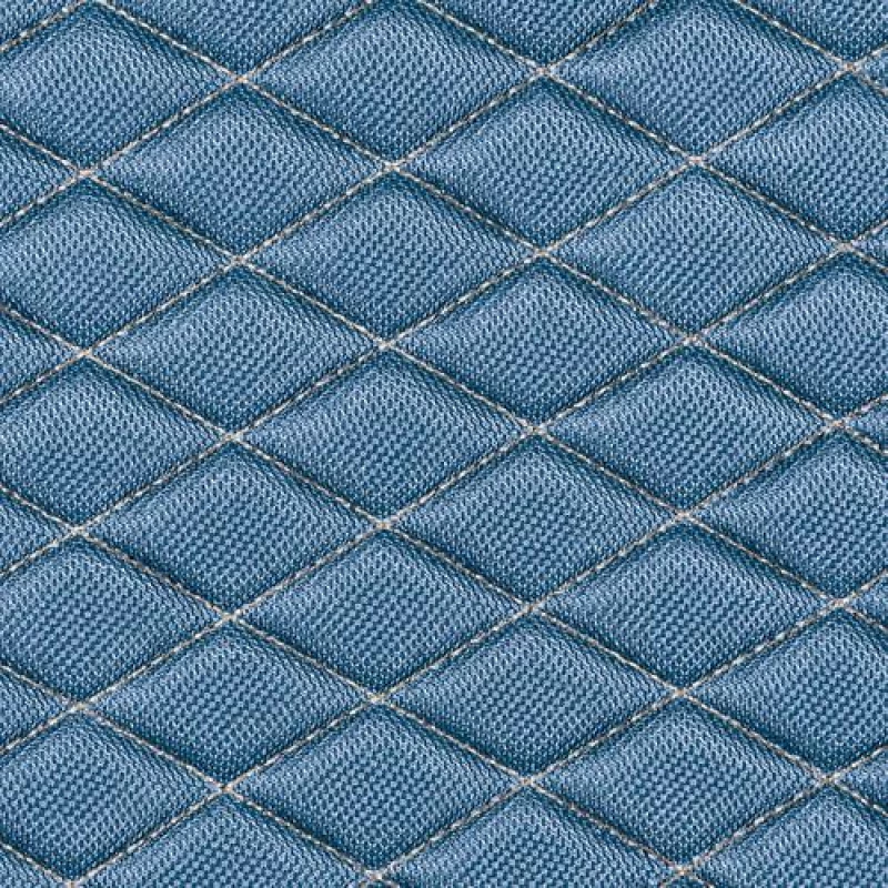 L5453.0 Πλατοκάθισμα με Προσκέφαλο COVER-TECH FABRIC 2τεμ. Γαλάζιο/Μπεζ