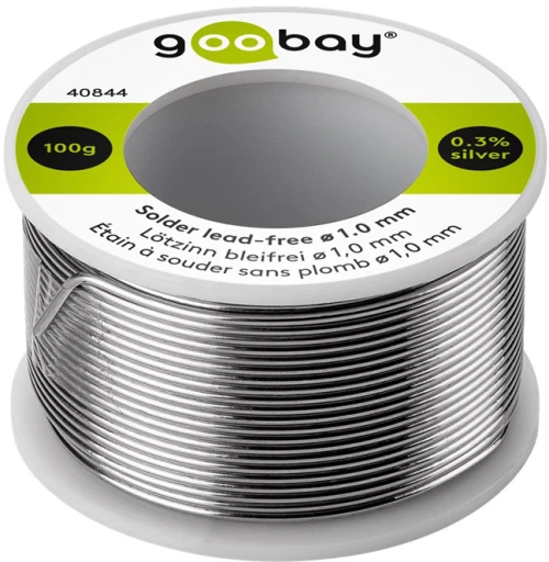 GOOBAY σύρμα συγκόλλησης 40844, Φ1mm, lead free, 100g