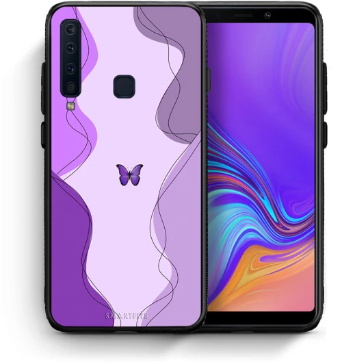 Purple Mariposa - Samsung Galaxy A9 θήκη