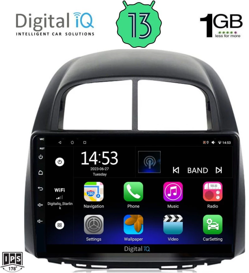 DIGITAL IQ RSA 1124_GPS (10inc) MULTIMEDIA TABLET OEM DAIHATSU SIRION mod. 2006-2012