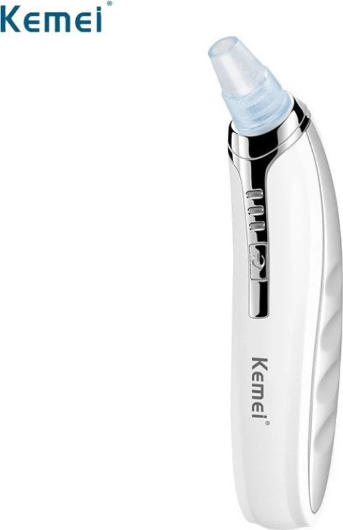 Kemei KM-1867 Συσκευή Καθαρισμού Προσώπου από Μαύρα Στίγματα Λευκή