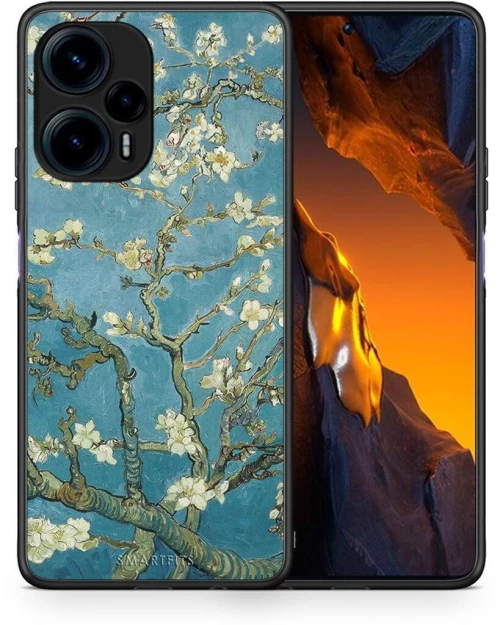 White Blossoms - Xiaomi Poco F5 5G θήκη