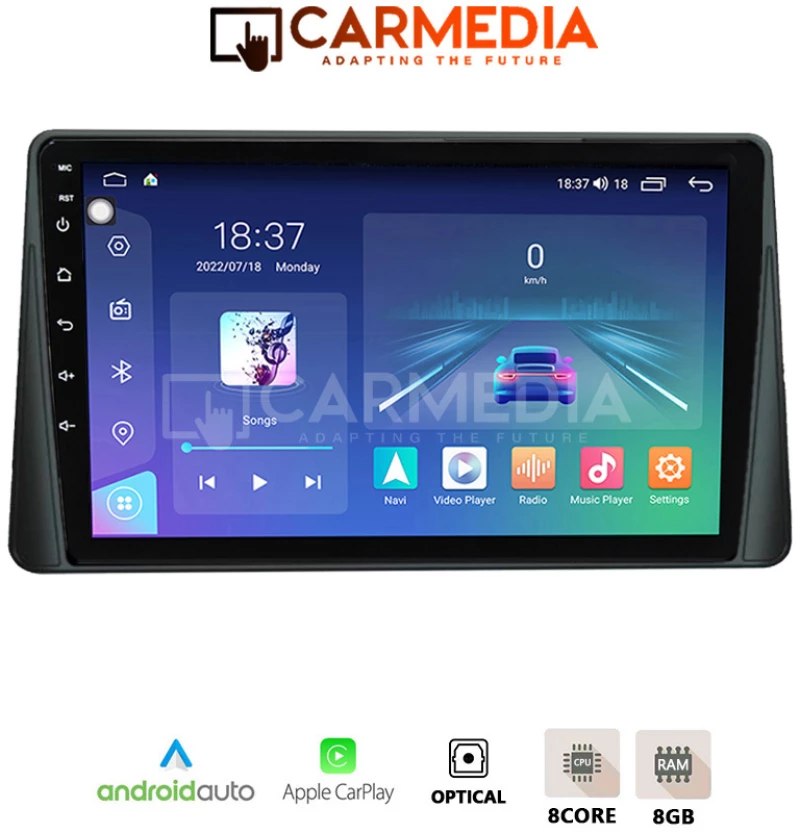 CARMEDIA CM809-13 TABLET 9'' OEM FORD FOCUS 2019+