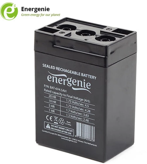 ENERGENIE LEAD BATTERY 6V 4,5AH