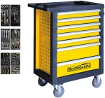 BORMANN BWR7100SET ΕΡΓΑΛΕΙΟΦΟΡΕΑΣ 5 ΣΥΡΤΑΡΙΑ ΣΕΤ 66 ΕΡΓΑΛΕΙΑ ΜΕ ΣΤΟΠ, Μ64xΠ36xΥ62cm
