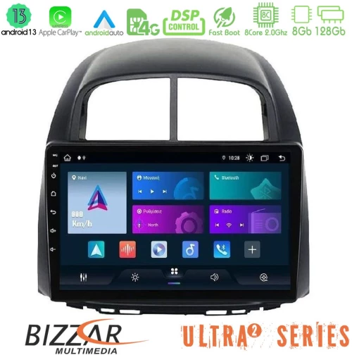 Bizzar Ultra Series Daihatsu Sirion/subaru Justy 8core Android13 8+128gb Navigation Multimedia Tablet 10 u-ul2-Dh0038
