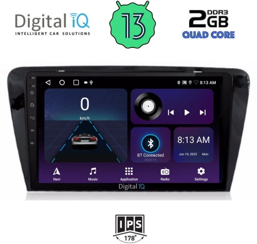 DIGITAL IQ BXB 1597_GPS (10inc) MULTIMEDIA TABLET OEM SKODA OCTAVIA 7 mod. 2013-2021