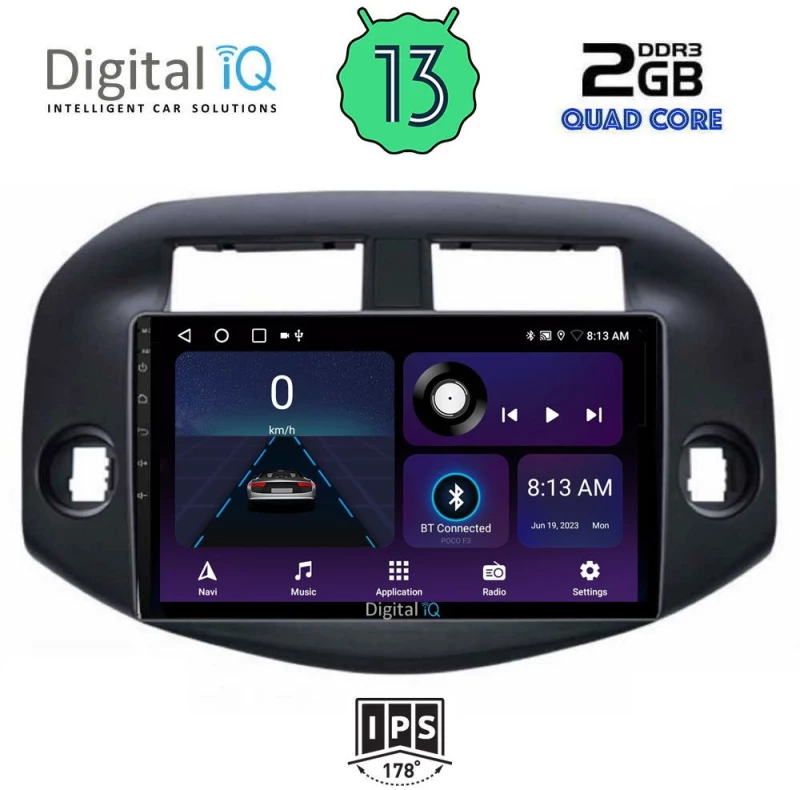 DIGITAL IQ BXB 1732_GPS (10inc) MULTIMEDIA TABLET OEM TOYOTA RAV 4 mod. 2006-2012