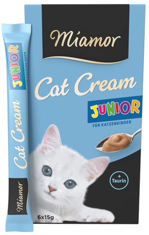 Υγρή Τροφή - Κρέμα Γάτας Miamor Junior Cream σε Φακελάκι 6x15gr