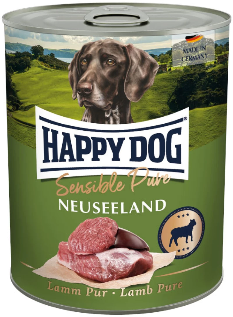 Υγρή Τροφή Σκύλου Happy Dog Neuseeland 800gr με Αρνί