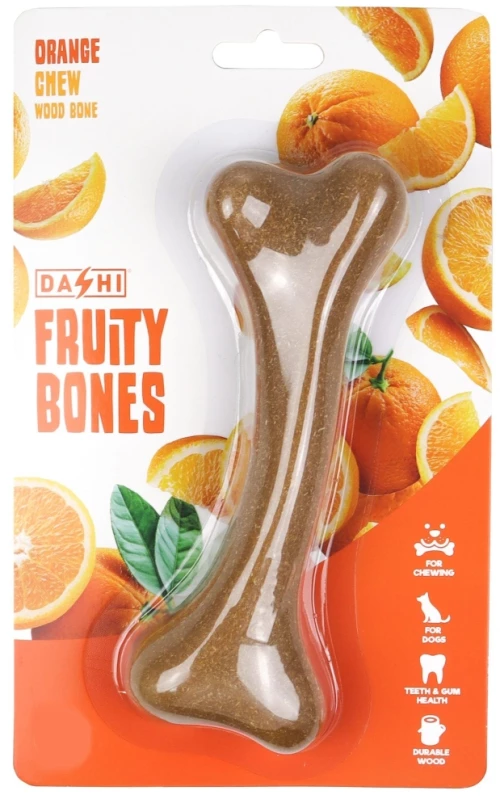 Παιχνίδι Σκύλου Dashi Taste & Fun Orange Fruity Bone large 6,5x19cm