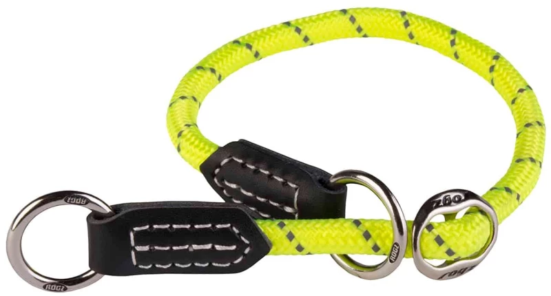 Περιλαίμιο, Πνίχτης Rogz Rope Large Σκύλου Κίτρινο 12mmx40-45cm