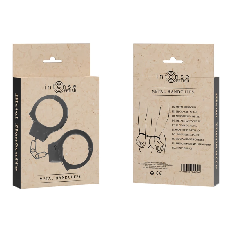 INTENSE FETISH METAL HANDCUFFS