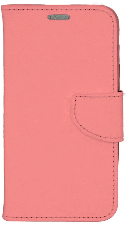 Θήκη flip με υποδοχή καρτών και δυνατότητα STAND για Realme C11 2021 - Σομόν