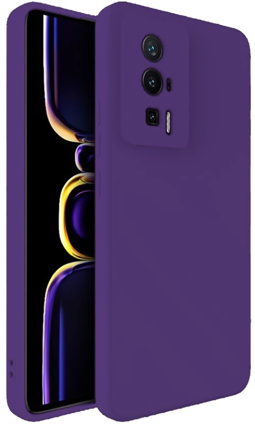 Θήκη Silky And Soft για Xiaomi Poco F5 Pro - Βαθύ Μωβ