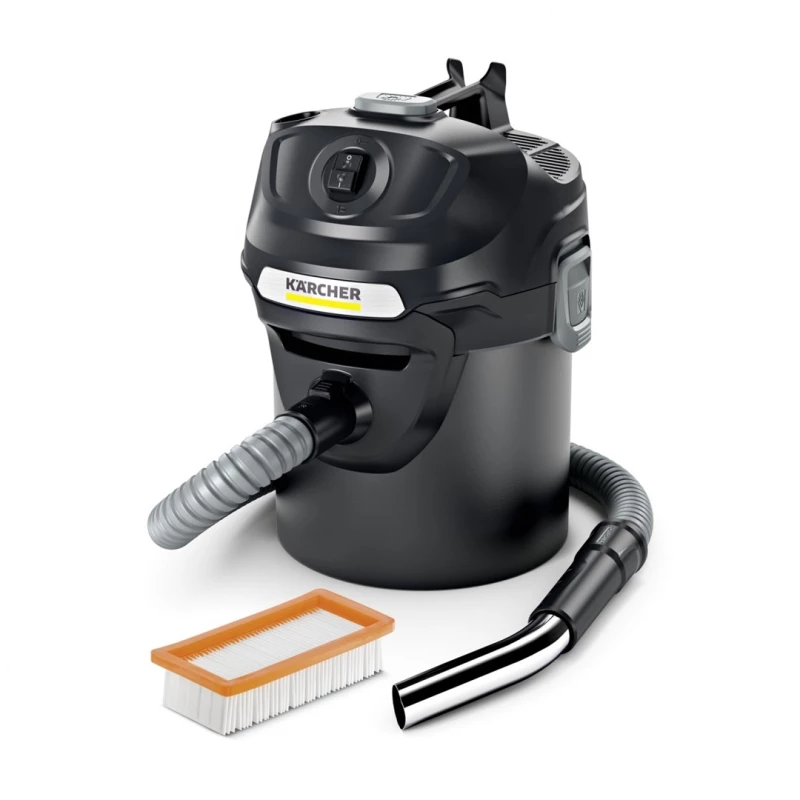 Karcher Ash Vacuum AD 2 1.629-711.0 Σκούπα Στάχτης 600W με Κάδο 14lt
