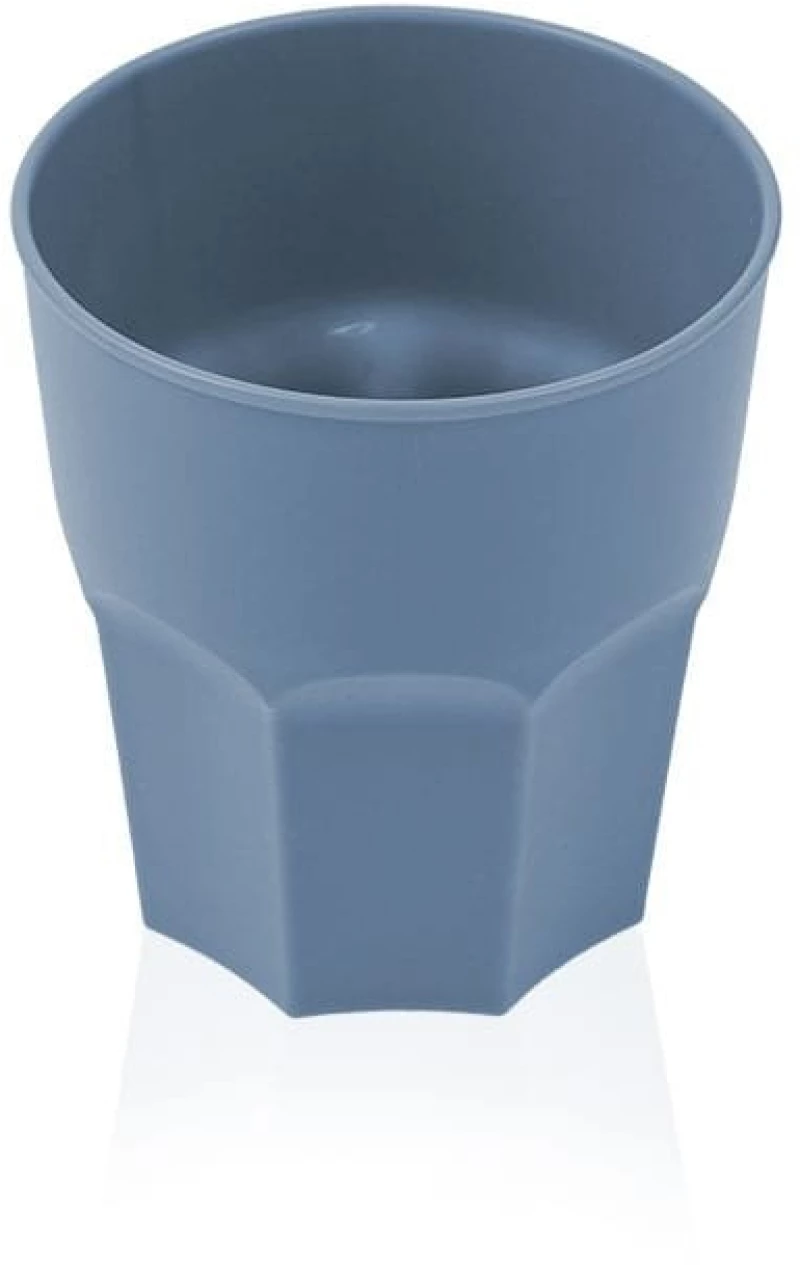 Μεσαίο Ποτήρι Πολυγωνικό 380Ml Μπλε