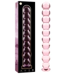 NEBULA SERIES BY IBIZA - MODEL 22 DILDO BOROSILICATE GLASS 21.5 X 2.5 CM PINK