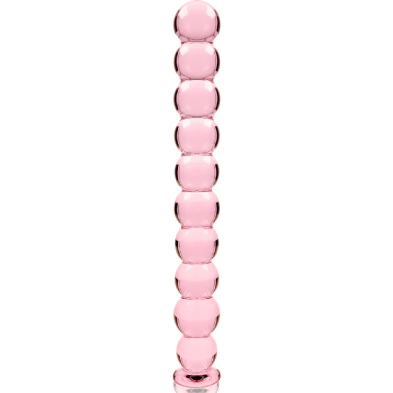 NEBULA SERIES BY IBIZA - MODEL 22 DILDO BOROSILICATE GLASS 21.5 X 2.5 CM PINK