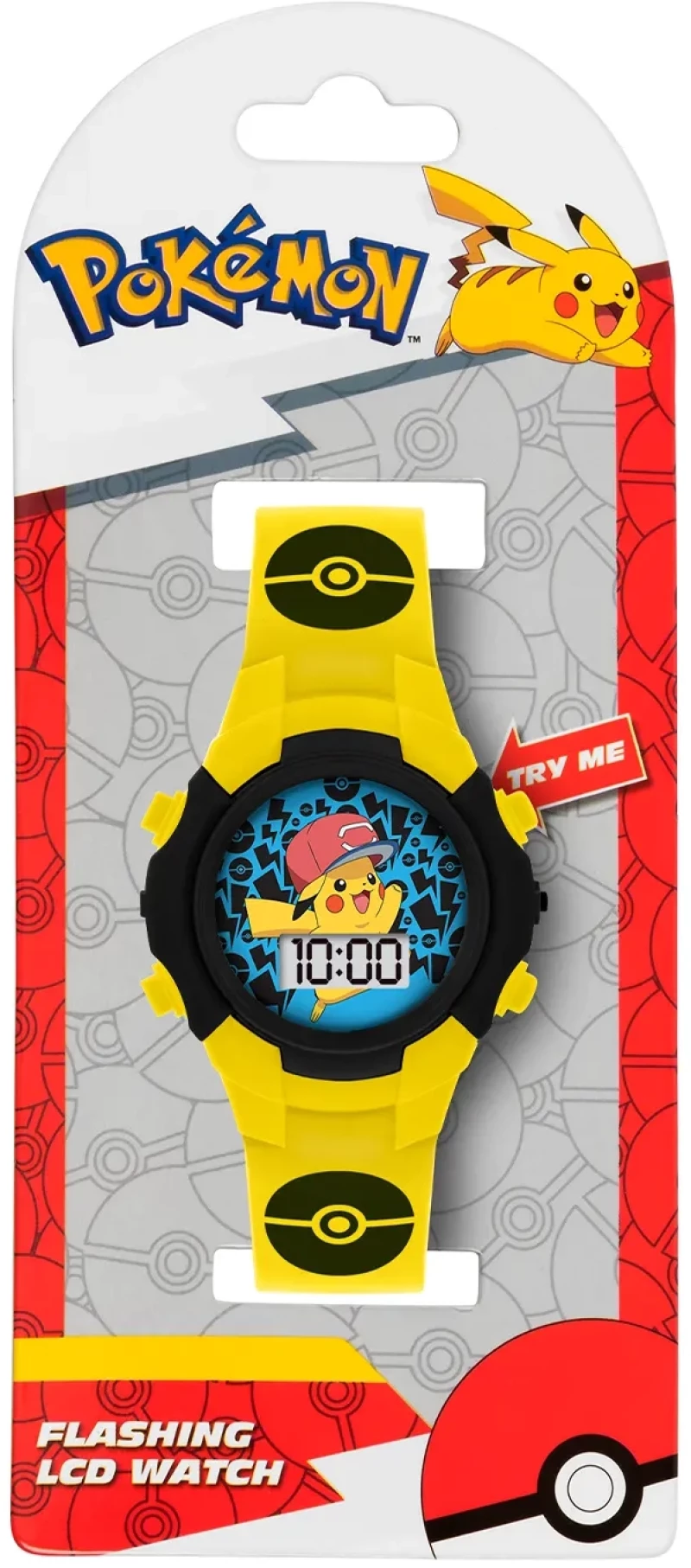 Ψηφιακό Ρολόι με Φωτιζόμενο Καντράν Pokemon