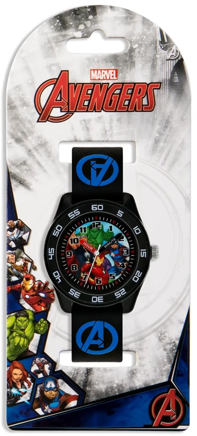 Εκπαιδευτικό Παιδικό Αναλογικό Ρολόι Avengers