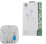 Ενσύρματα ακουστικά In-ear Handsfree με Βύσμα Lightning ΖΧ-03 Λευκό