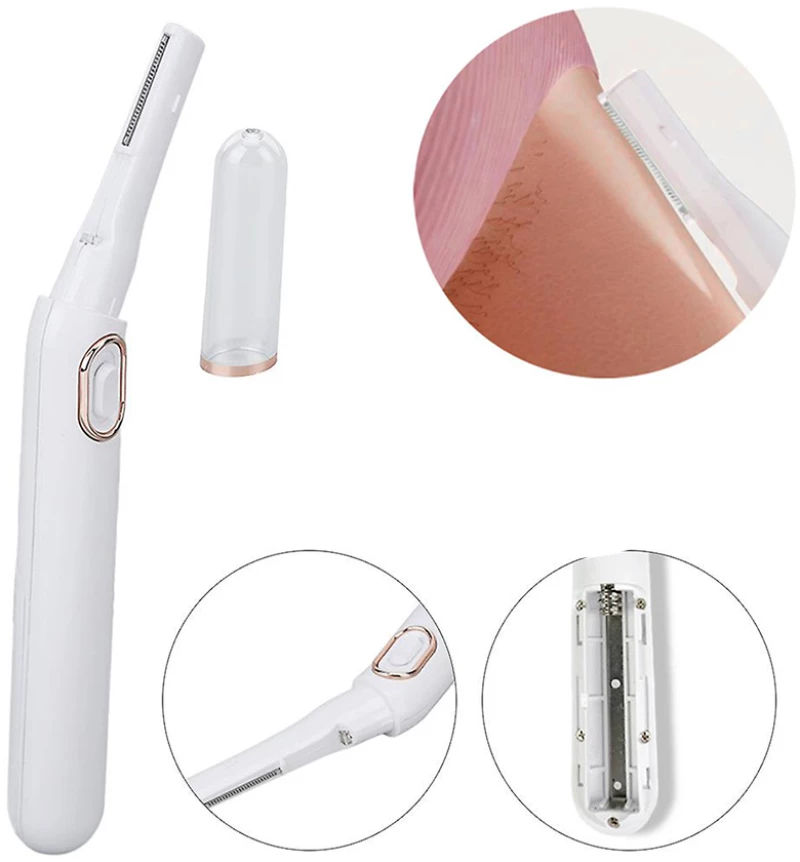 Mini Ξυριστική Μηχανή Αποτρίχωσης Bikini Razor White S-088 Λευκό