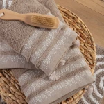 ΠΕΤΣΕΤA ΜΠΑΝΙΟΥ (ALBA BEIGE) - NEF NEF ALBA BEIGE / 100% ΒΑΜΒΑΚΙ