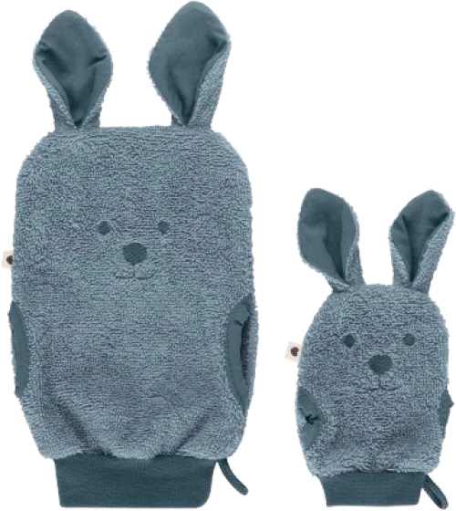 Bibs Λαβέτες Σετ 2τεμ. Kangaroo Petrol