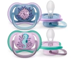 Philips Avent Πιπίλα Ultra Air, 6-18 μηνών+, Ψάρι/Ιππόκαμπος (2 τεμάχια)