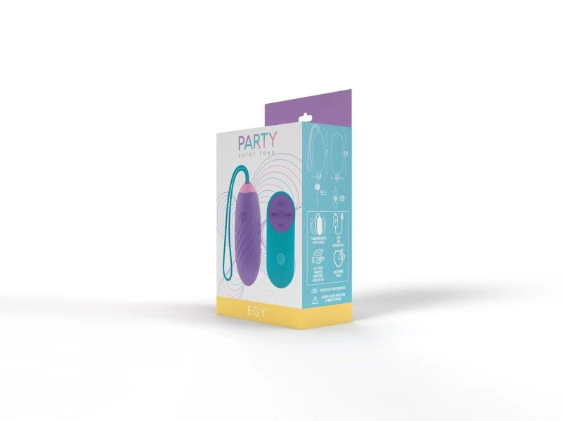EGY PURPLE VIBRATING VAGINAL EGG