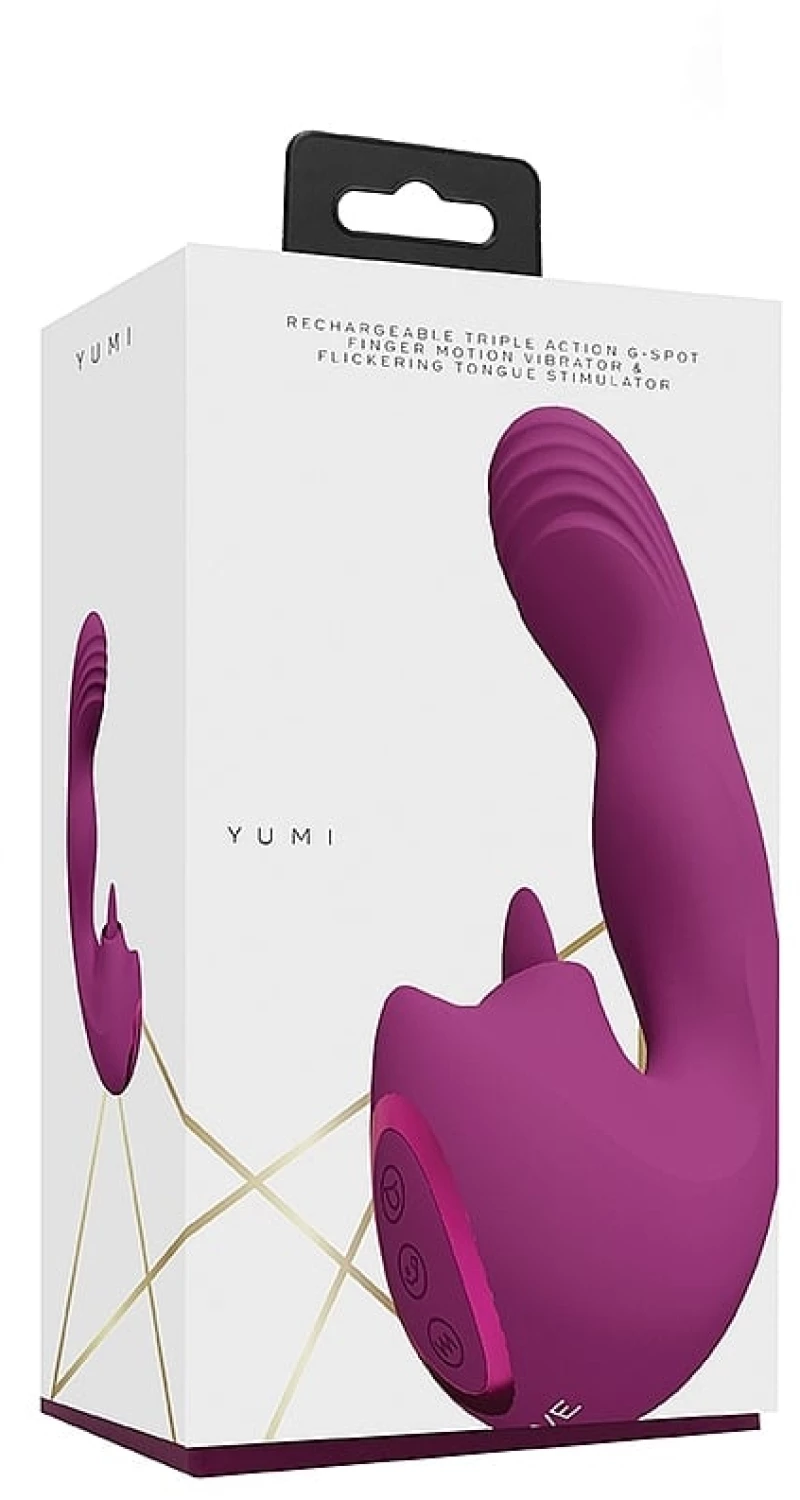 Vive G-Spot Vibrator - Tongue Stimulator Pink