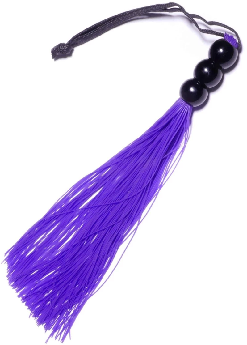 Μαστίγιο Σιλικόνης Μωβ 25 cm