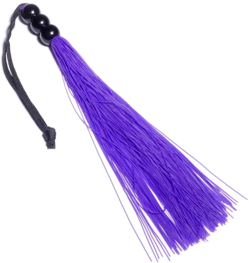 Μαστίγιο Σιλικόνης Μωβ 25 cm