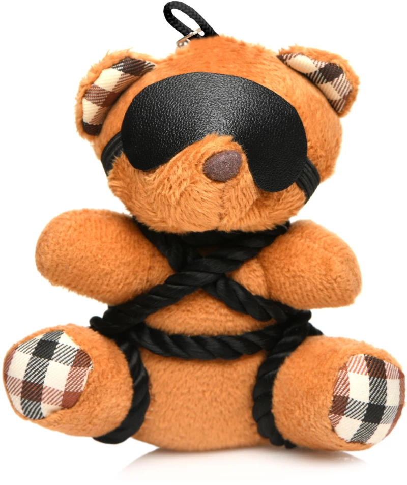 BOUND TEDDY BEAR KEYCHAIN