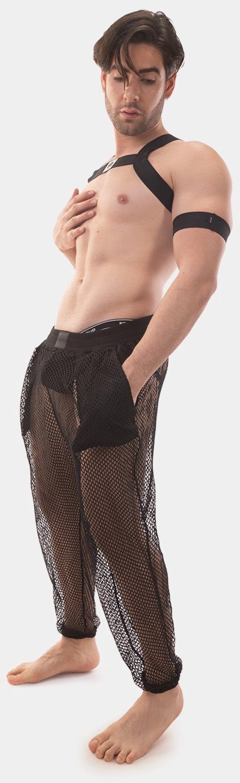 Barcode Berlin MESH HIP HOP PANTS PEGGO