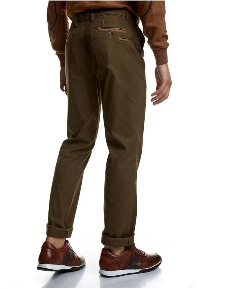 ΠΑΝΤΕΛΟΝΙ GUY LAROCHE chinos στενή γραμμή 3461-64106531, Χρώμα OLIVE