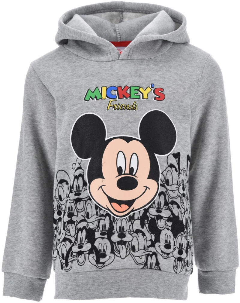 Μπλούζα φούτερ "Mickey's friends" γκρι μελανζέ (Γκρι μελανζέ)